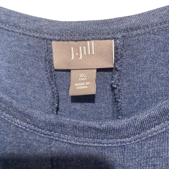 J. Jill Women’s Long Sleeve Blue Maxi Dress size XL - Picture 4 of 12